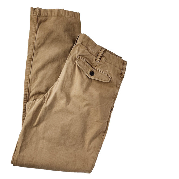 American Eagle Pants Men’s 32x34 Next Level Flex Original Straight Chino Brown - Picture 3 of 11